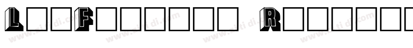 LeeFont蒙黑体 Regular字体转换